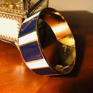 Joules Hopewell Enamel Striped Bracelet